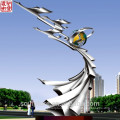 2016 Modern Sculpture Stainless Steel Sclupture High Quality Fashion Urban Statue